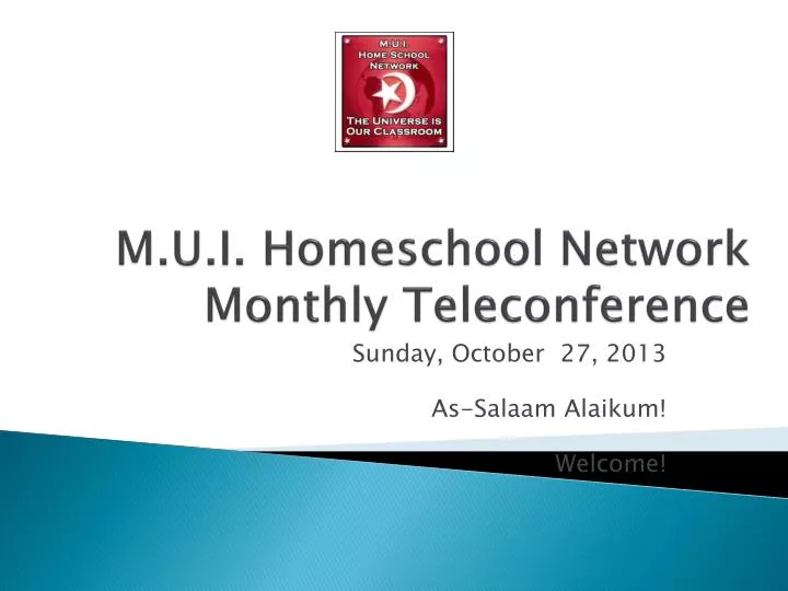 m u i homeschool network monthly teleconference