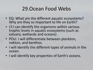 29.Ocean Food Webs