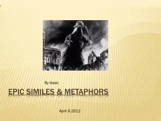 Epic similes &amp; metaphors