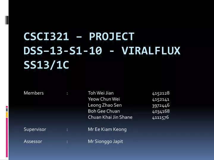csci321 project dss 13 s1 10 viralflux ss13 1c