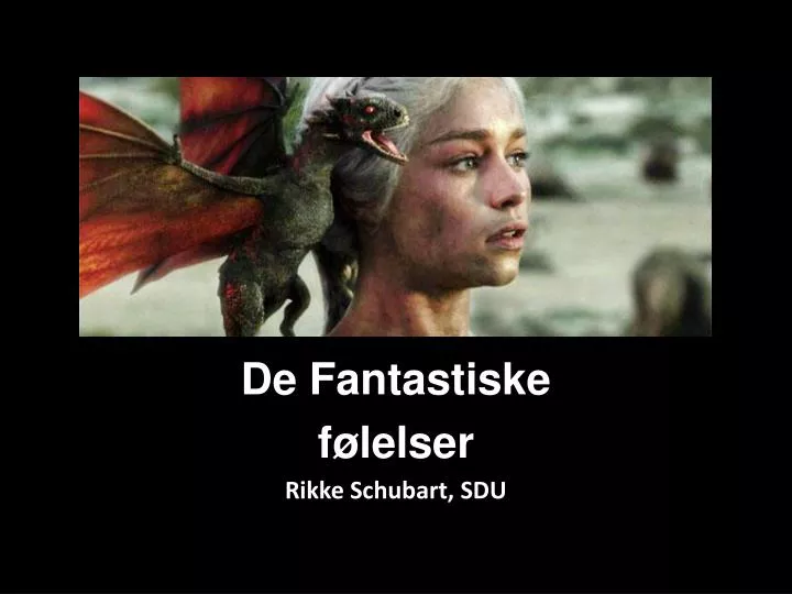 de fantastiske f lelser rikke schubart sdu