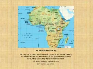 My Africa: Virtual Field Trip