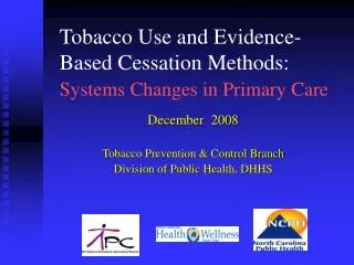 Tobacco Use and Evidence- Based Cessation Methods: Systems Changes in Primary Care