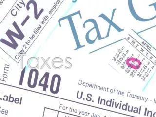 Taxes