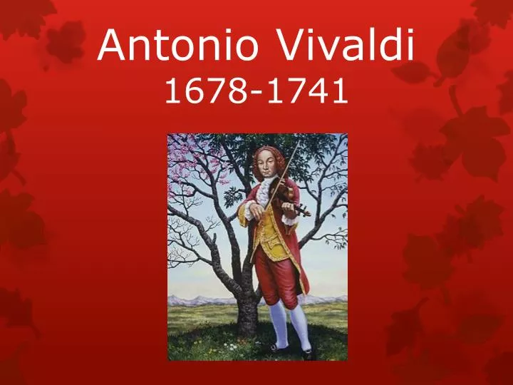 antonio vivaldi 1678 1741