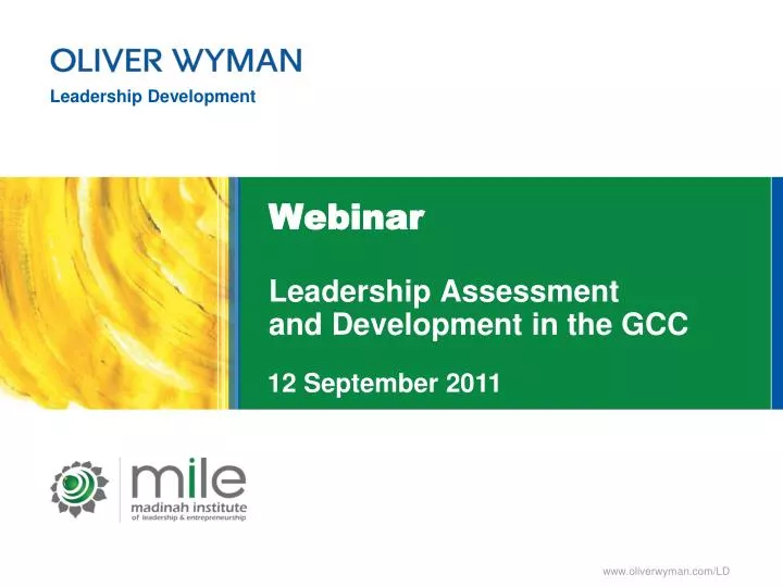 webinar leadership assessment and development in the gcc