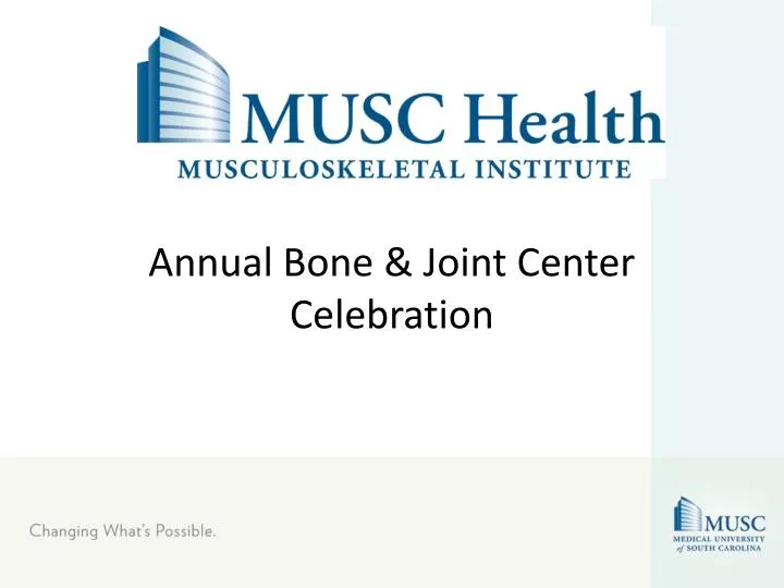 annual bone joint center celebration
