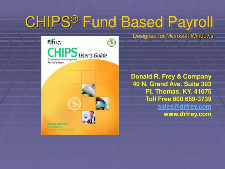 chips fund based payroll designed for microsoft windows