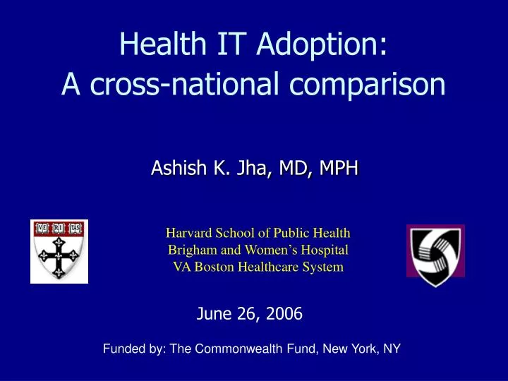 health it adoption a cross national comparison