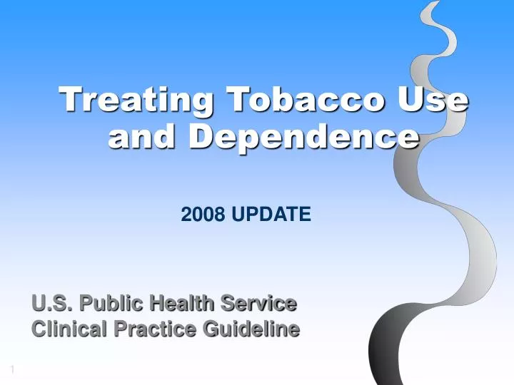 treating tobacco use and dependence