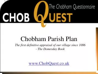 Chobham Parish Plan
