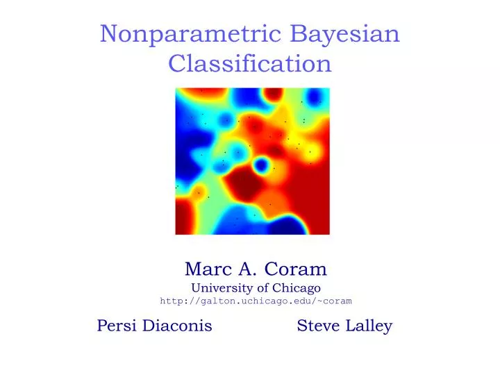nonparametric bayesian classification