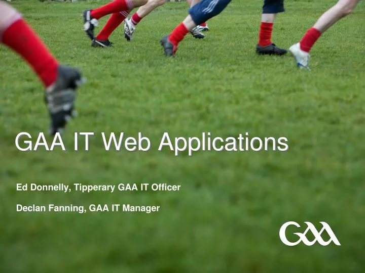 gaa it web applications