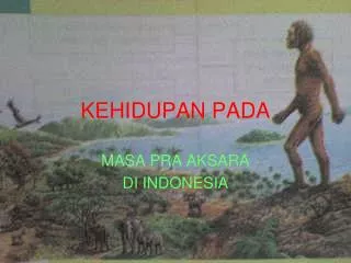 kehidupan pada