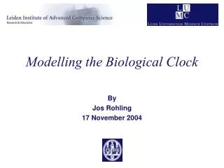 Modelling the Biological Clock