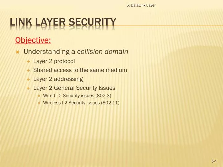 link layer security