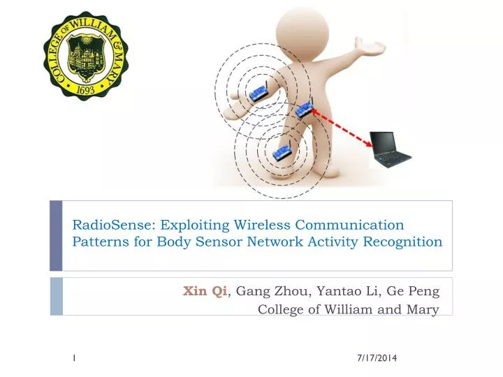 radiosense exploiting wireless communication patterns for body sensor network activity recognition