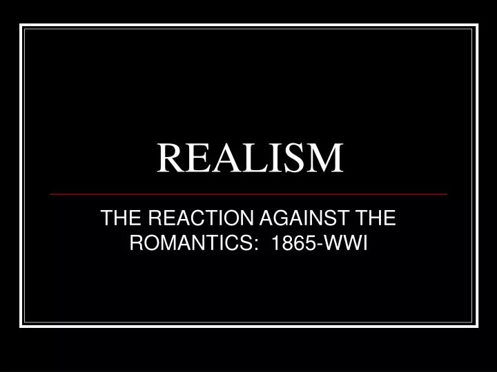 realism