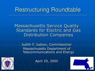 Restructuring Roundtable ___________________________________________________________________