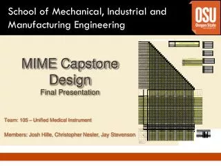 MIME Capstone Design Final Presentation