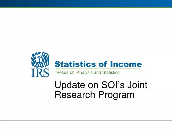 update on soi s joint research program