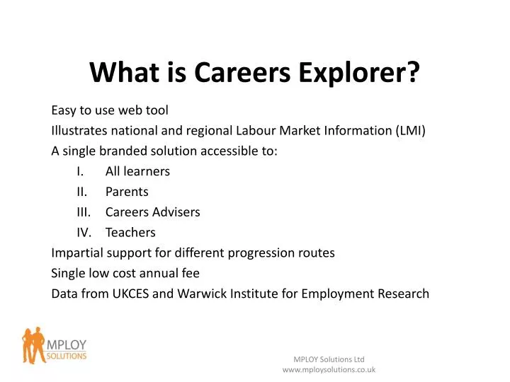what is careers explorer
