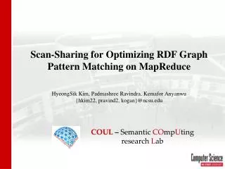 Scan-Sharing for Optimizing RDF Graph Pattern Matching on MapReduce
