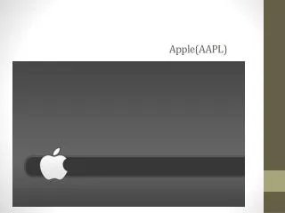 Apple(AAPL)