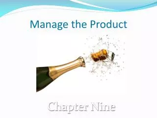 Manage the Product
