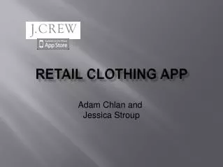 Retail Clothing App