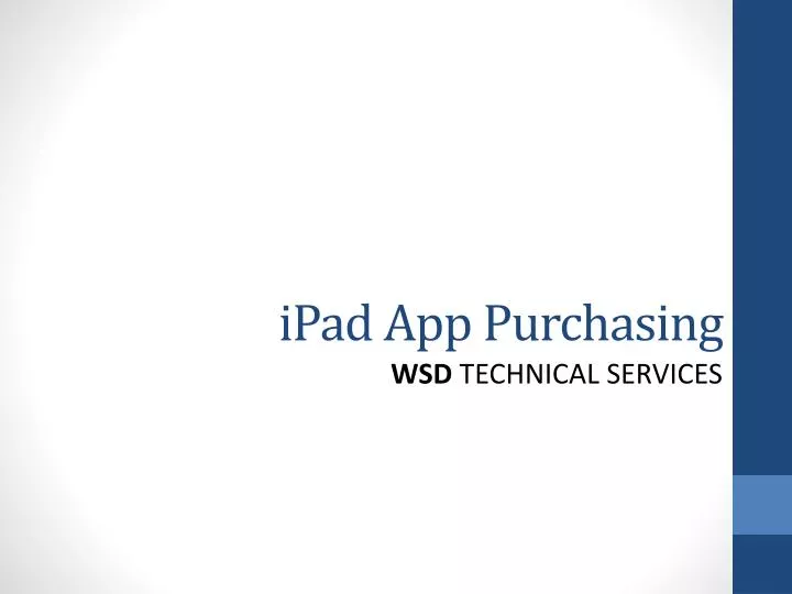 ipad app purchasing