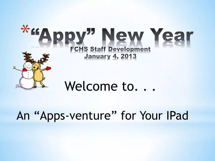 appy new year fchs staff development january 4 2013