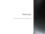 Enhancing Education with iPads: Interactive Live Presentation - slide 1