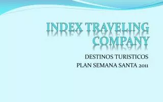 index traveling company