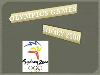 OLYMPICS GAMES