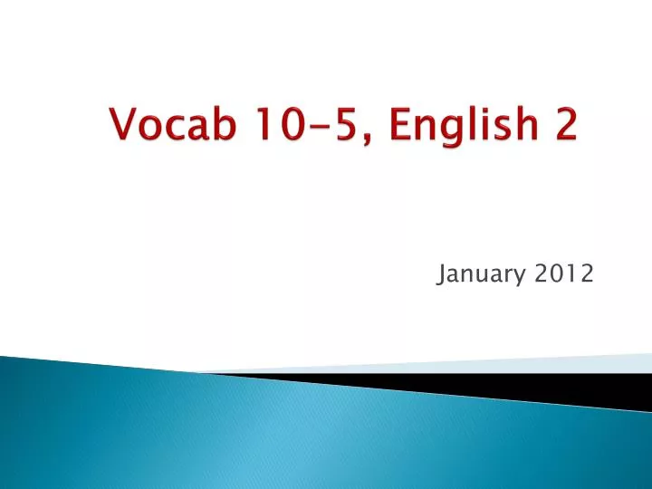 vocab 10 5 english 2