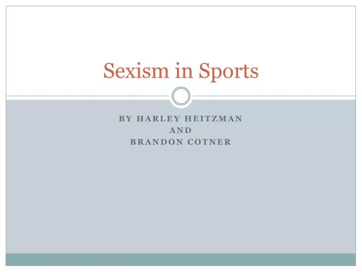 sexism in sports