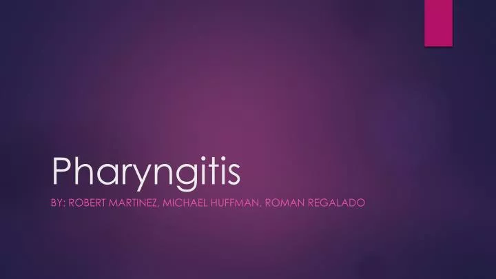 pharyngitis