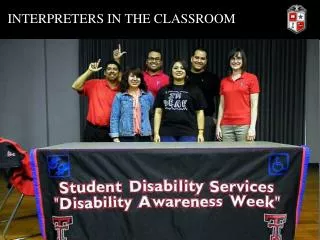 interpreters in the classroom