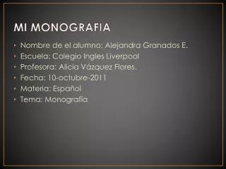 mi monografia