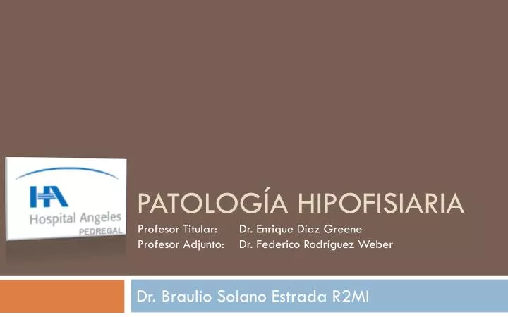 patolog a hipofisiaria