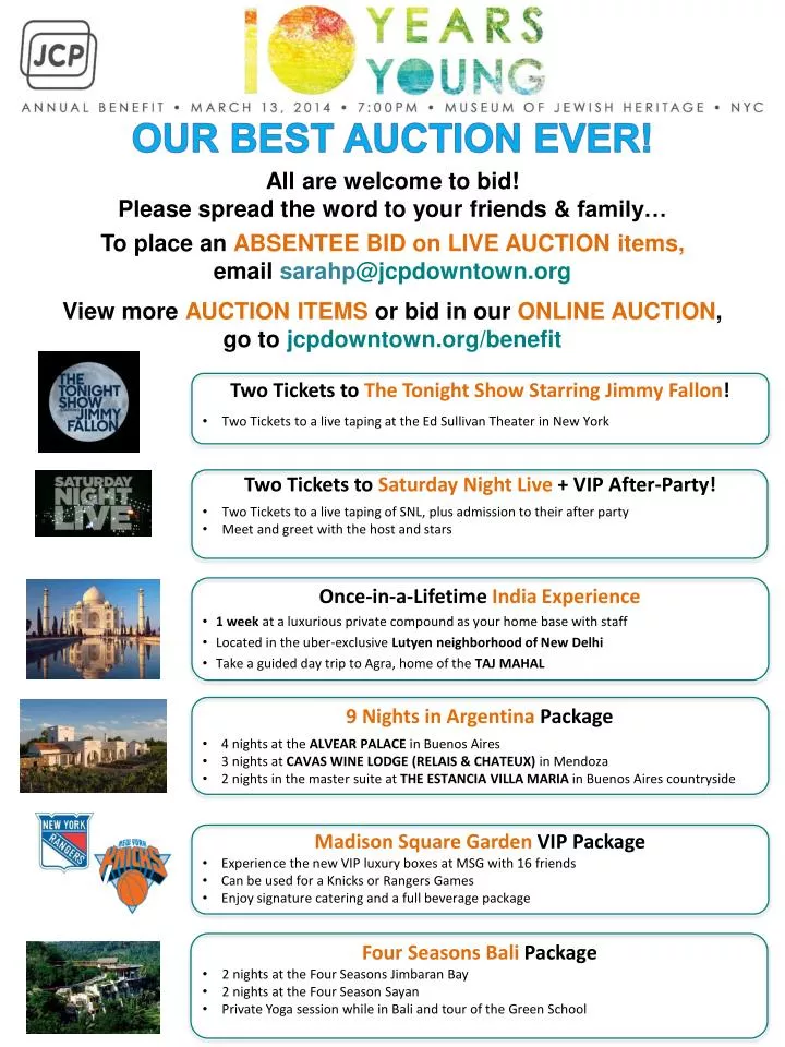 our best auction ever