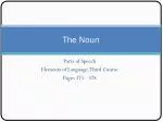 The Noun - slide 1
