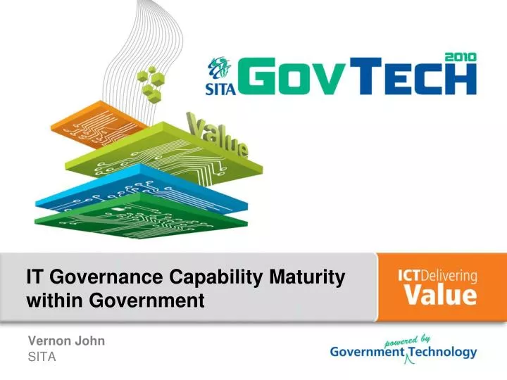 it governance capability maturity within government