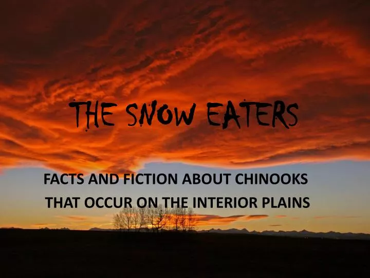 the snow eaters