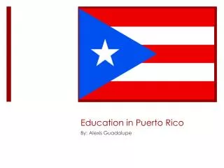 Education in Puerto Rico