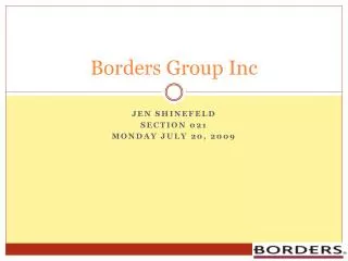 Borders Group Inc