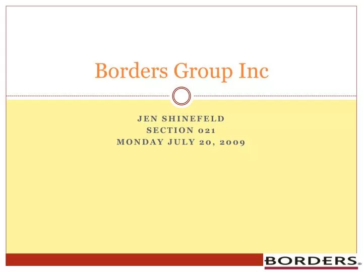 borders group inc