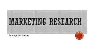 Marketing research