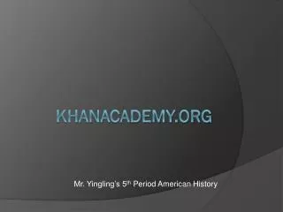 Khanacademy.org